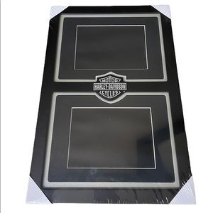 Harley Davidson Picture Frame Double 5x7 New